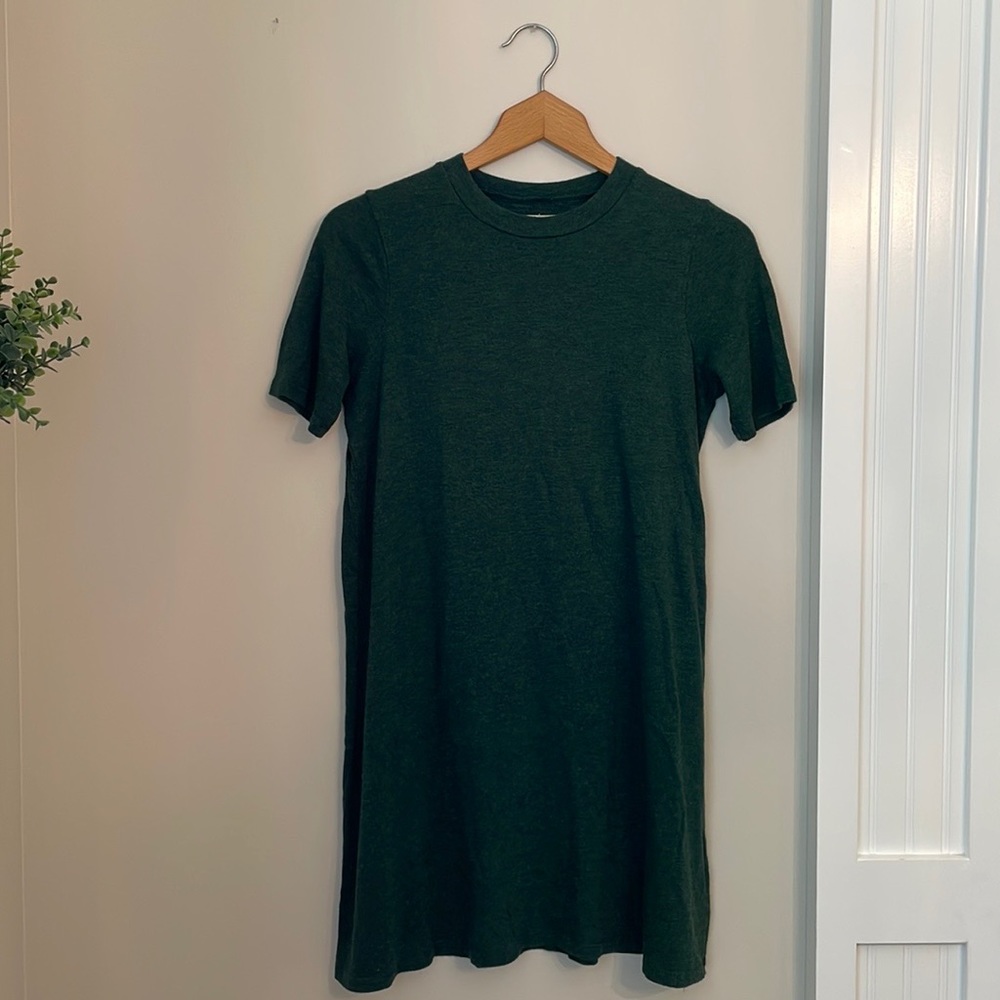 Madewell Dress Heathered Green size small
